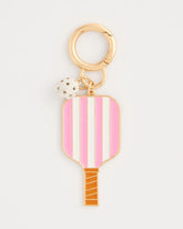 Chico's | Pink Enamel Pickleball Bag Charm/ Pink
