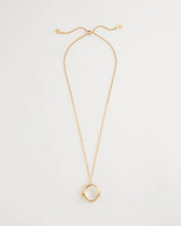 Chico's | Butterfly Wing Monocle Necklace/ Gold