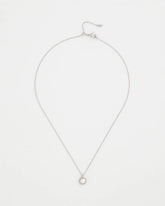 Chico's | Silver Pearl Single Strand Necklace/ Silver