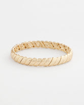 Chico's | Thin Twist Stretch Bracelet/ Gold