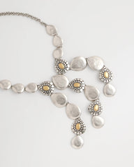 Chico's | Island Metal Linear Necklace/ Mixed Metals
