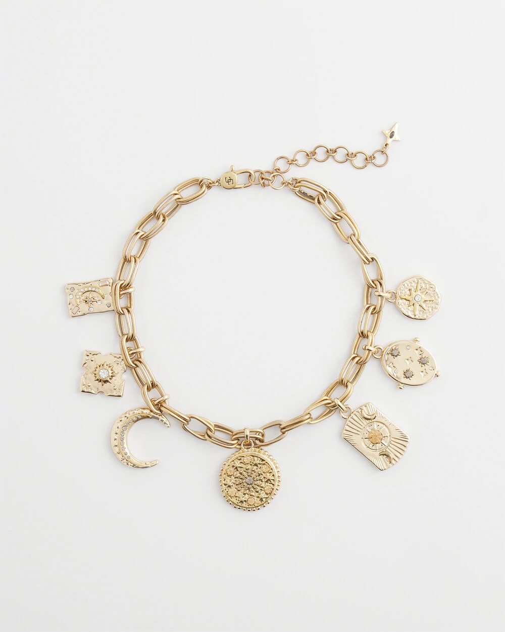 Chico's | Gold Celestial Charm Necklace/ Gold
