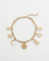 Chico's | Gold Celestial Charm Necklace/ Gold