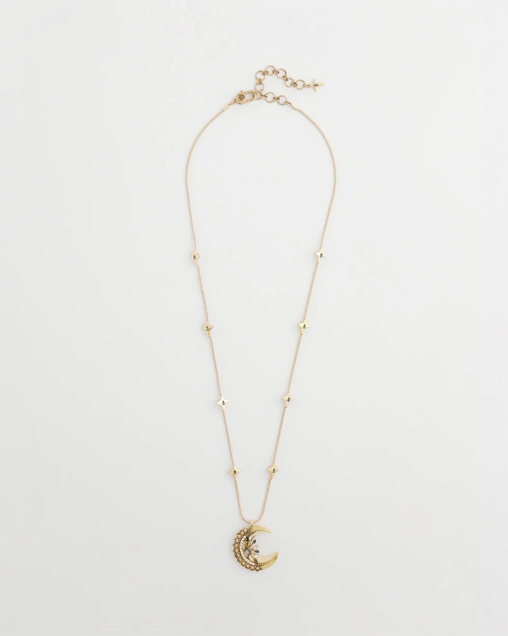 Chico's | Gold Moon Pendant Necklace/ Gold