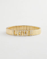 Chico's | Love Watch Band Bracelet/ Gold