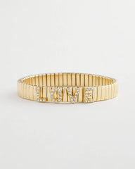 Chico's | Love Watch Band Bracelet/ Gold