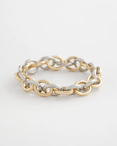 Chico's | Open Link Stretch Bracelet/ Mixed Metals
