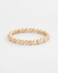Chico's | Blush Mini Circle Stretch Bracelet/ Blush