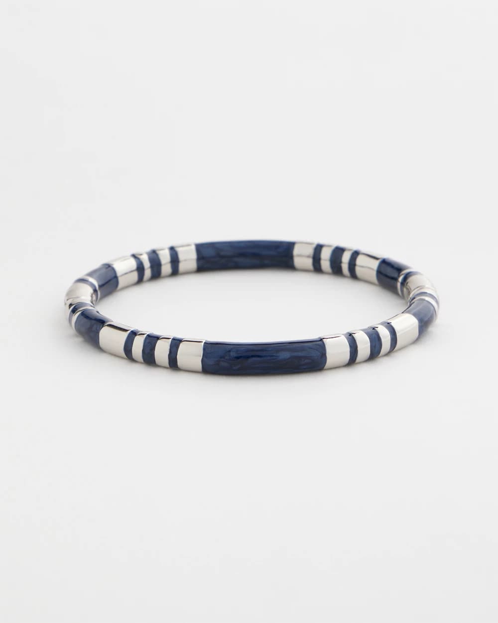 Chico's | Blue Enamel Hinge Bangle/ Blue