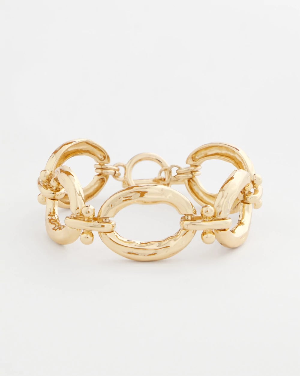Chico's | Open Link Toggle Bracelet/ Gold