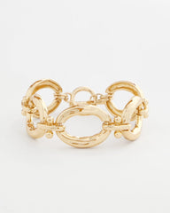 Chico's | Open Link Toggle Bracelet/ Gold