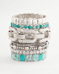 Chico's | Silvertone Link Chain Bracelet/ Silver