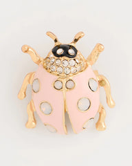 Chico's | Lady Bug Brooch/ Pink