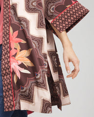 Chico's | Long Mixed-Print Kimono/ Cacao
