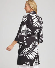 Chico's | Tie-Front Long Kimono/ Black