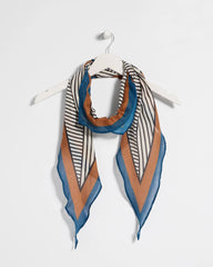 Chico's | Nautical Diamond Scarf/ Navy