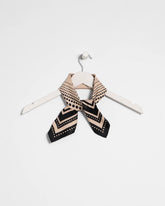 Chico's | Polka Dot Square Scarf/ Black