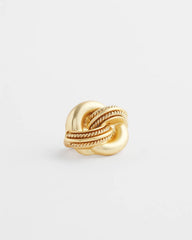 Chico's | Gold Scarf Ring/ Gold
