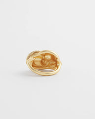 Chico's | Gold Scarf Ring/ Gold