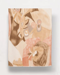 Chico's | Neutral Floral Oblong Scarf/ Neutral
