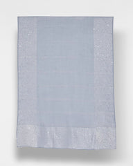 Chico's | Lurex Trim Oblong Scarf/ Blue