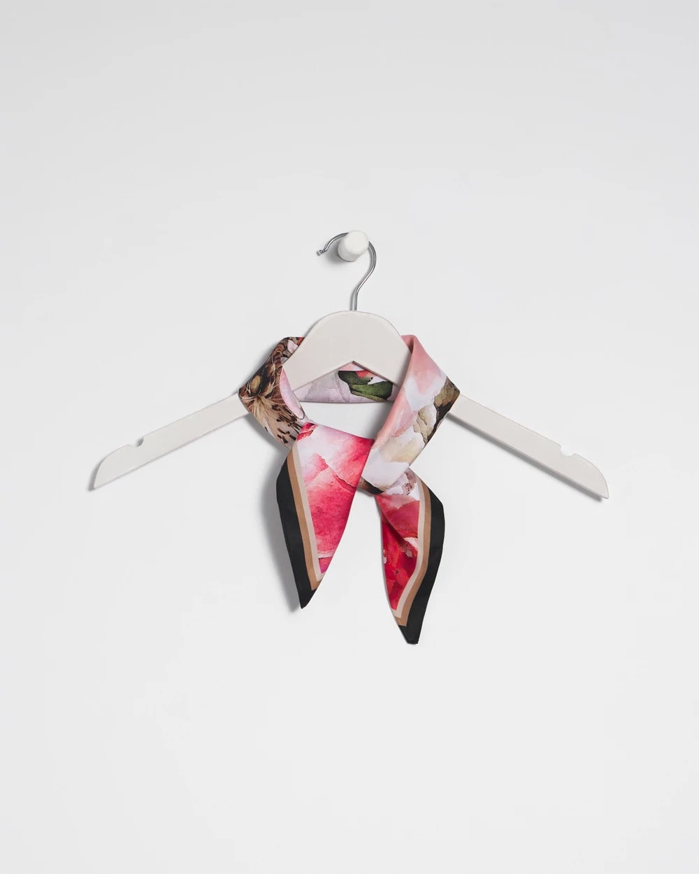 Chico's | Botanic Burst Square Scarf/ Ecru