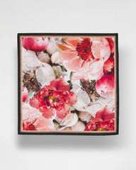 Chico's | Botanic Burst Square Scarf/ Ecru