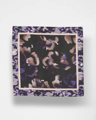 Chico's | Fjord Flora Square Neckerchief Scarf/ Black
