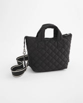 Chico's | Quilted Cross Body Sport Tote Bag/ Black