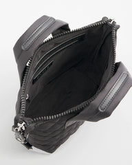 Chico's | Quilted Cross Body Sport Tote Bag/ Black