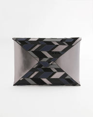 Chico's | Embellished Envelope Clutch/ Metallic