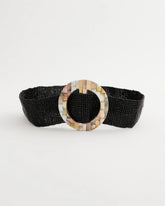 Chico's | Chico's x Romi Oz Stretch Belt/ Black