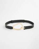 Chico's | Interlock Buckle Slouch Belt/ Black