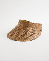 Chico's | Chico's x Romi Santorini Visor Hat/ Brown