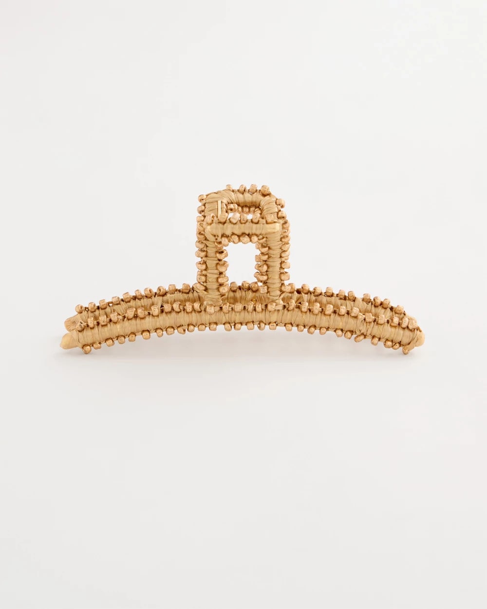 Chico's | Raffia Hair Clip/ Metallic