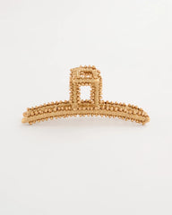 Chico's | Raffia Hair Clip/ Metallic