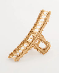 Chico's | Raffia Hair Clip/ Metallic