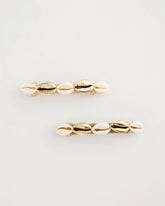 Chico's | Seashell-Inspired Hair Clip Set/ Gold
