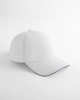 Chico's | Baseball Piping Perforated Sport Hat/ Alabaster