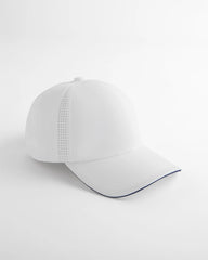 Chico's | Baseball Piping Perforated Sport Hat/ Alabaster
