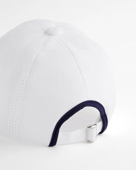 Chico's | Baseball Piping Perforated Sport Hat/ Alabaster