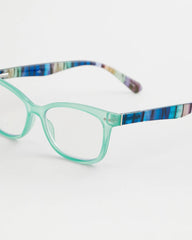 Chico's | Multi-Stripe Square Readers/ Green