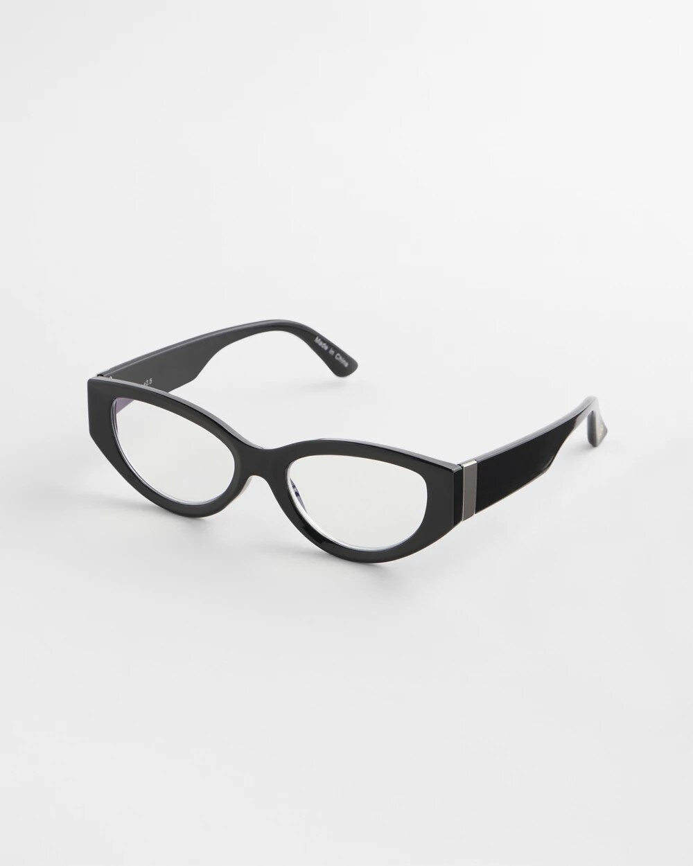 Chico's | Cat Eye Metal Readers/ Black