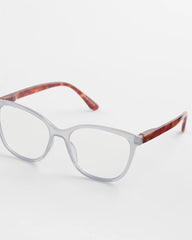 Chico's | Opaque Color Block Readers/ Light Blue