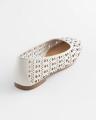 Chico's | Cutout Ballet Flats/ Alabaster