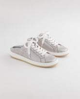 Chico's | Metallic Snap Slip-On Sneakers/ Metallic Silver