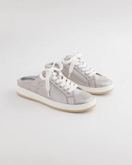 Chico's | Metallic Snap Slip-On Sneakers/ Metallic Silver