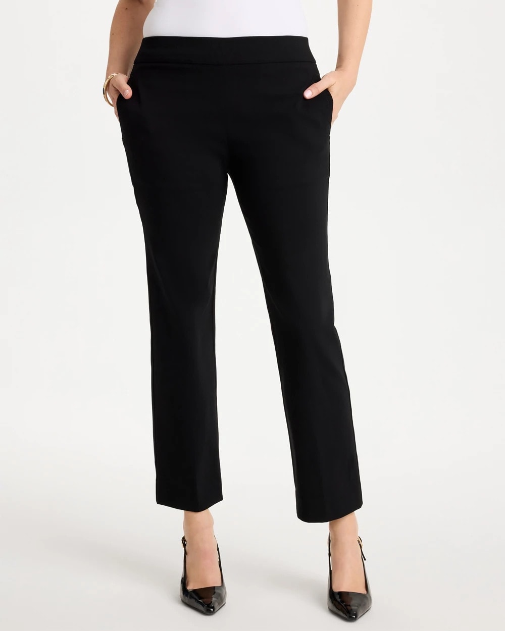 Chico's | Brigitte™ Straight Crop/ Black