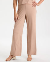 Chico's | Travelers™ Palm Embossed Knit Pants/ Mocha Mousse