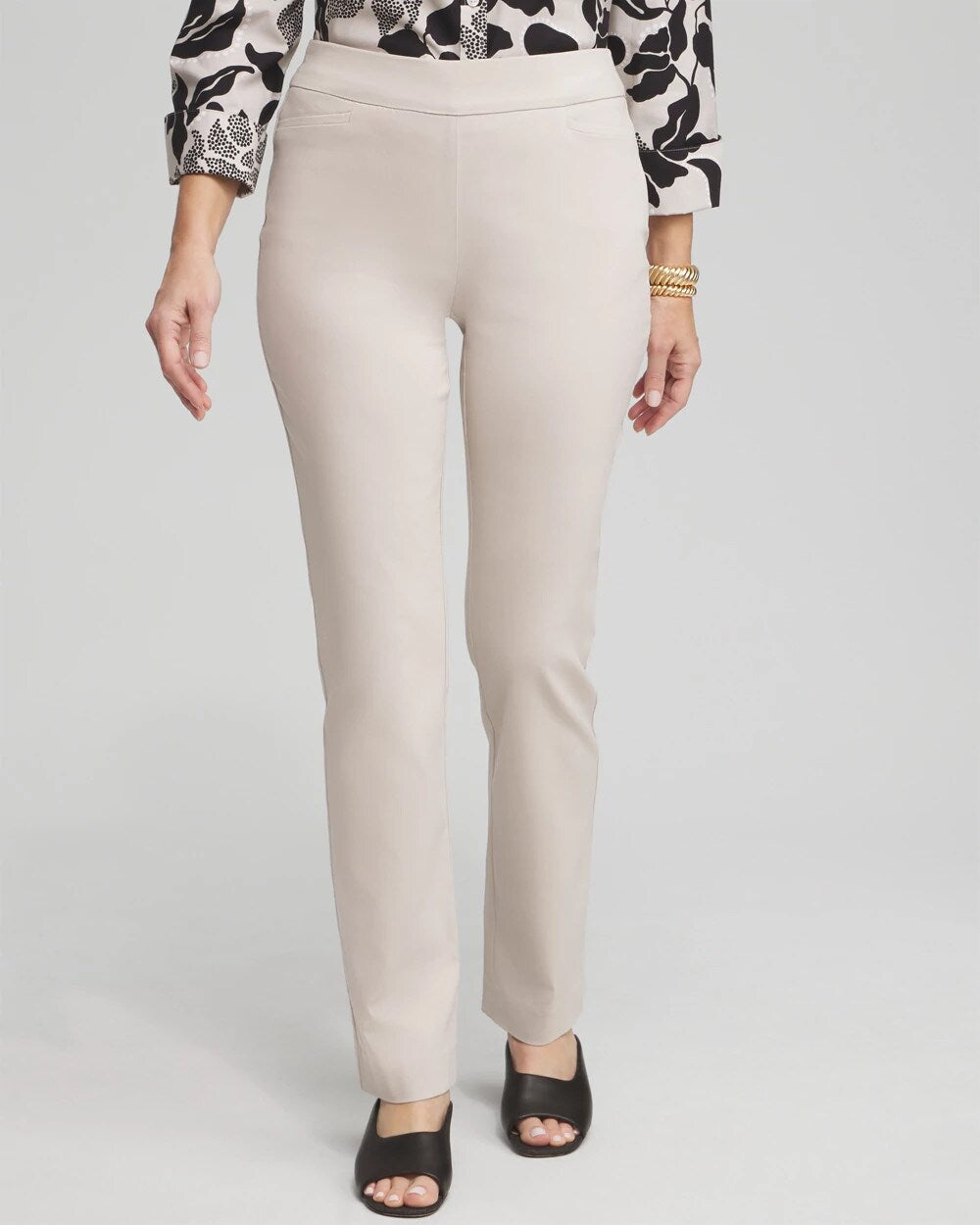 Chico's | Brigitte™ Slim Pull-On Pants/ Smokey Taupe